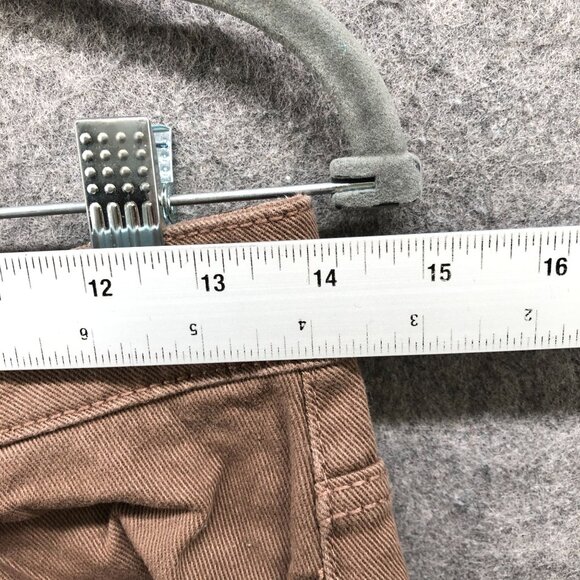H&M Mom Jeans Womens 6 High Waisted Brown Stretch Tapered Relaxed - Picture 5 of 9